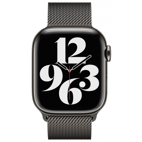 Apple - Loop for smart watch - 130-180 mm - graphite - for Watch (38 mm, 40 mm, 41 mm) - 3