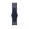 Apple Nike - Band for smart watch - 140-210 mm - midnight navy, mystic navy - for Watch (42 mm, 44 mm, 45 mm)