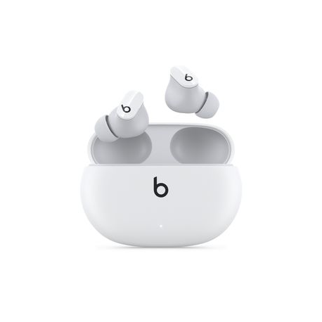 Beats Studio Buds - True wireless earphones with mic - in-ear - Bluetooth - active noise cancelling - white - for 10.2-inch iPad; 10.5-inch iPad Air; 10.9-inch iPad Air; iPhone 11, 12, SE; TV HD - 0