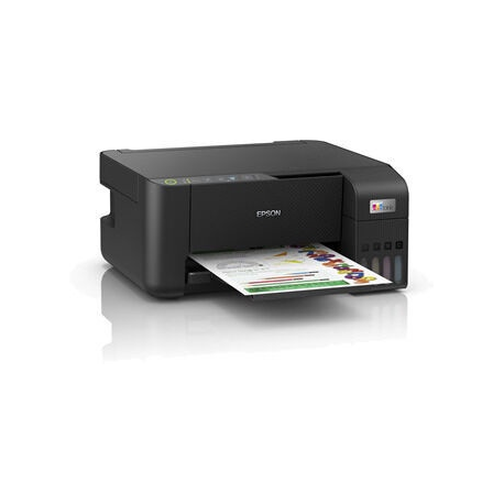 Epson L3250 - Multifunction printer - colour - ink-jet - refillable - A4 (210 x 297 mm) (original) - A4 / Legal (media) - up to 10 ppm (printing) - 100 sheets - USB, Wi-Fi - black - 1