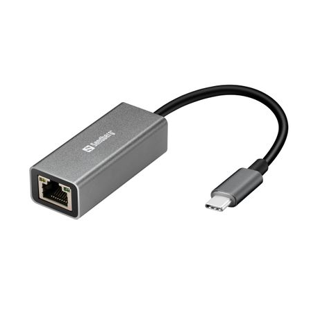 Sandberg USB-C to Network Converter - Network adapter - USB-C - Gigabit Ethernet - 0