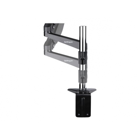 StarTech.com Desk Mount Monitor Arm for Single VESA Display up to 32" or 49" Ultrawide 8kg / 17.6lb, Full Motion Articulating & Height Adjustable w / Cable Management, C-Clamp, Grommet Mount - Single Monitor Arm (ARMPIVOTE2) - Mounting kit (arm assembly, VESA mount) - for Monitor (full-motion adjustable arm) - solid steel - screen size: 32"-49" - desk-mountable - 4