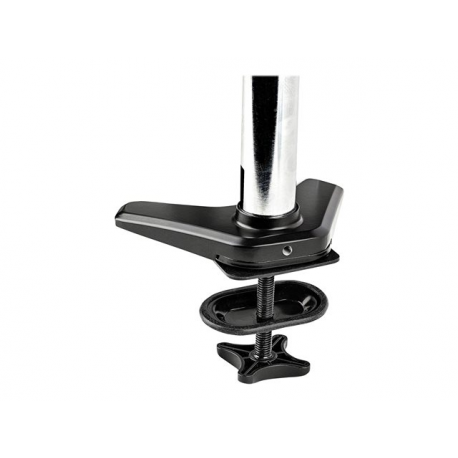 StarTech.com Desk Mount Monitor Arm for Single VESA Display up to 32" or 49" Ultrawide 8kg / 17.6lb, Full Motion Articulating & Height Adjustable w / Cable Management, C-Clamp, Grommet Mount - Single Monitor Arm (ARMPIVOTE2) - Mounting kit (arm assembly, VESA mount) - for Monitor (full-motion adjustable arm) - solid steel - screen size: 32"-49" - desk-mountable - 5