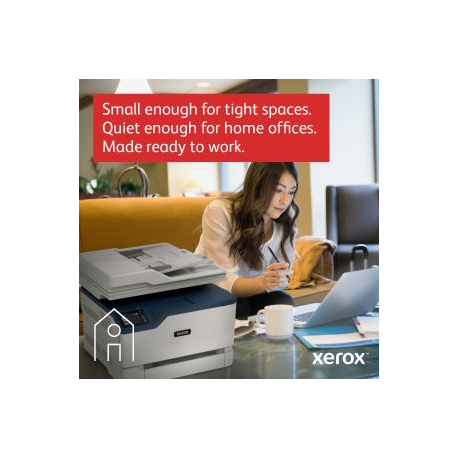Xerox C235 A4 multifunction printer 22ppm. Duplex, network, wifi, USB, 2.4" colour touch screen, 250 sheet paper tray