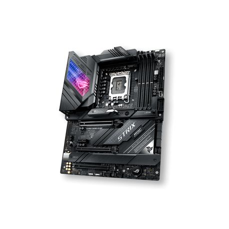 ASUS ROG STRIX Z690-E GAMING WIFI - Motherboard - ATX - LGA1700 Socket - Z690 Chipset - USB-C Gen2, USB 3.2 Gen 1, USB 3.2 Gen 2, USB-C Gen 2x2 - 2.5 Gigabit LAN, Bluetooth, Wi-Fi - onboard graphics (CPU required) - HD Audio (8-channel) - 9