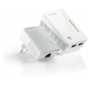 TP-Link TL-WPA4220KIT AV500 2-Port Wifi Powerline Adapter Starter Kit - Powerline adapter kit - HomePlug AV (HPAV) - 802.11b / g / n - wall-pluggable