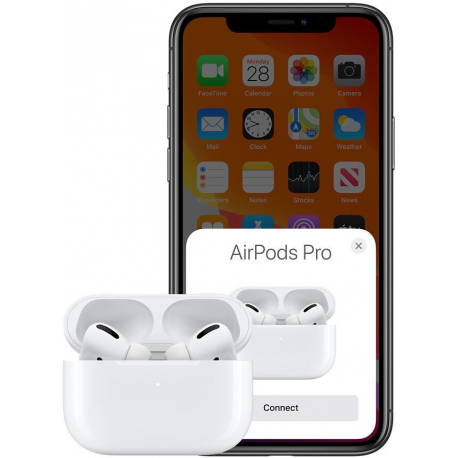 Apple AirPods Pro - True wireless earphones with mic - in-ear - Bluetooth - active noise cancelling - 4