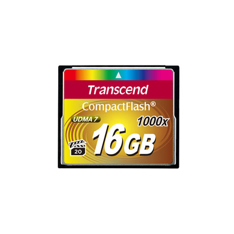 Transcend Ultimate - Flash memory card - 16 GB - 1000x - CompactFlash - 0