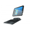 Zebra 2-in-1 - Keyboard - with touchpad, extendable integrated handle - Rugged - backlit - dock - QWERTY - US