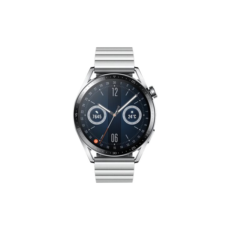 Huawei Watch GT 3 - Elite Edition - 46 mm - silver stainless steel - smart watch with strap - stainless steel - wrist size: 140-210 mm - display 1.43" - 4 GB - Bluetooth - 42.6 g - 0