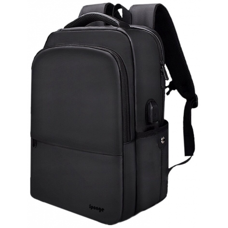 SPONGE MiniMu All Black Backpack 15.4inch Black - 1