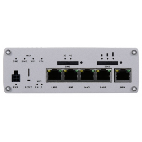 Teltonika RUTX14 - Wireless router - WWAN - 5-port switch - GigE, 802.11ac Wave 2 - 3G, 802.11b/g/n/ac Wave 2, LTE, Bluetooth 4.0 LE - Dual Band - 2