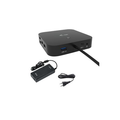 i-Tec - Docking station - USB-C 3.1 Gen 2  /  Thunderbolt 3 - HDMI, DP - GigE - 112 Watt - with i-Tec Universal Charger 112 W - Europe - 0