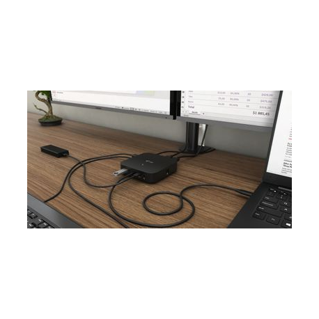 i-Tec - Docking station - USB-C 3.1 Gen 2  /  Thunderbolt 3 - HDMI, DP - GigE - 112 Watt - with i-Tec Universal Charger 112 W - Europe - 10