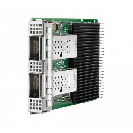 Intel E810-CQDA2 - Network adapter - OCP 3.0 - 100 Gigabit QSFP28 x 2 - for Edgeline e920; ProLiant DL110 Gen10, DL325 Gen10, DL360 Gen10, DL380 Gen10, DL385 Gen10 - 0