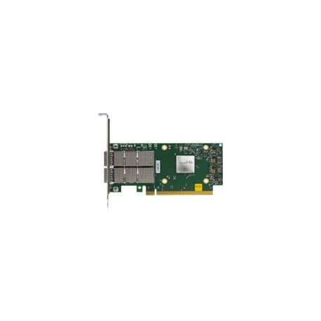 Mellanox MCX623106AS-CDAT - Network adapter - PCIe 4.0 x16 - 100 Gigabit QSFP56 x 2 - for ProLiant DL325 Gen10, DL345 Gen10, DL360 Gen10, DL380 Gen10, XL220n Gen10, XL290n Gen10 - 1
