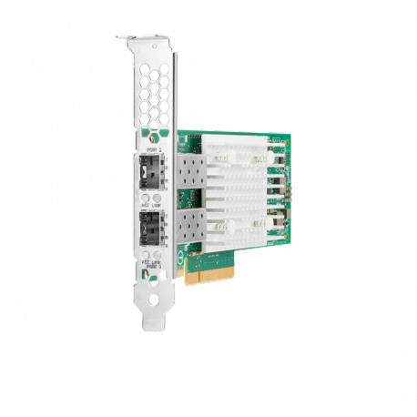Intel X710-DA2 - Network adapter - PCIe 3.0 x8 - 10 Gigabit SFP+ x 2 - for ProLiant DL325 Gen10, DL345 Gen10, DL360 Gen10, DL365 Gen10, DL380 Gen10, ML30 Gen10 - 0
