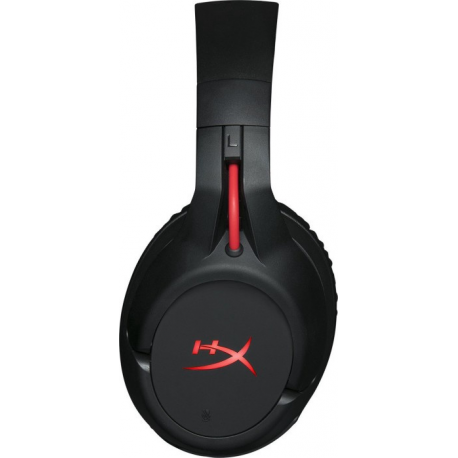 HyperX Cloud Flight - Headset - full size - 2.4 GHz - wireless - black, red - for Sony PlayStation 4, Sony PlayStation 5 - 2