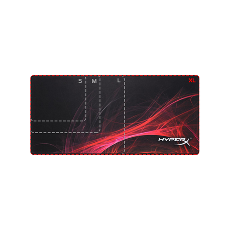 HyperX FURY S Gaming - Speed Edition - Mouse pad - extra large - black - 0