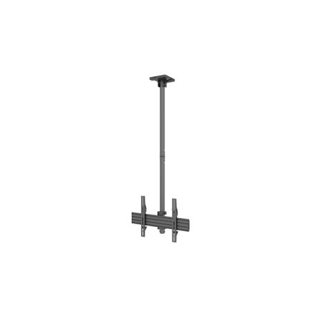 Multibrackets M Pro MBC1U - Mounting kit (ceiling mount) - for LCD display - aluminium, steel - black - screen size: 40"-65" - ceiling mountable - 3