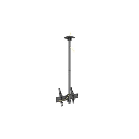 Multibrackets M Pro MBC1U - Mounting kit (ceiling mount) - for LCD display - aluminium, steel - black - screen size: 40"-65" - ceiling mountable - 16