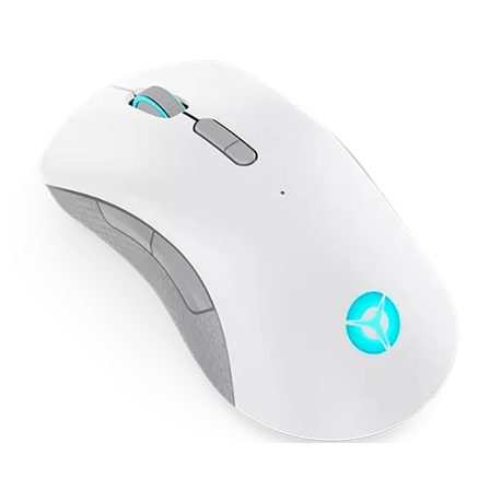 Lenovo Legion M600 Gaming Mouse - Mouse - ergonomic - right and left-handed - optical - 9 buttons - wireless, wired - 2.4 GHz, USB 2.0, Bluetooth 5.0 - black (chassis), stingray (top) - retail - CRU - for IdeaCentre 5 14; IdeaCentre Gaming 5 17; Legion 5 15; 5 Pro 16; T7 34; V15; V15 G2 ITL - 1
