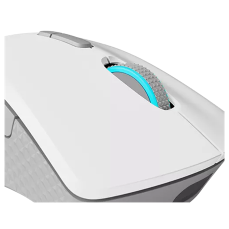 Lenovo Legion M600 Gaming Mouse - Mouse - ergonomic - right and left-handed - optical - 9 buttons - wireless, wired - 2.4 GHz, USB 2.0, Bluetooth 5.0 - black (chassis), stingray (top) - retail - CRU - for IdeaCentre 5 14; IdeaCentre Gaming 5 17; Legion 5 15; 5 Pro 16; T7 34; V15; V15 G2 ITL - 4