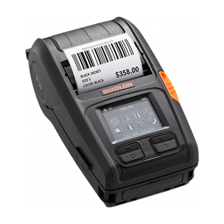 BIXOLON XM7-20 - Label printer - direct thermal - Roll (5.8 cm) - 203 dpi - up to 152 mm / sec - USB 2.0, serial, Bluetooth 5.0 - black - 1