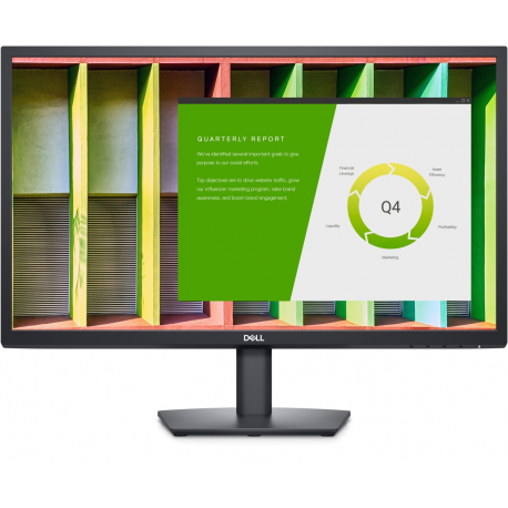 Dell E2422H - LED monitor - 24" (23.8" viewable) - 1920 x 1080 Full HD (1080p) @ 60 Hz - IPS - 250 cd / m² - 1000:1 - 5 ms - VGA, DisplayPort - with 3 years Advanced Exchange Service and Limited Hardware Warranty - 0