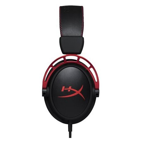 HyperX Cloud Alpha - Gaming - headset - full size - wired - 3.5 mm jack - black, red - 3