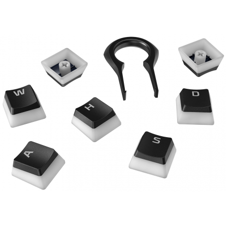 HyperX Pudding Keycaps - Keycap set - black - 0