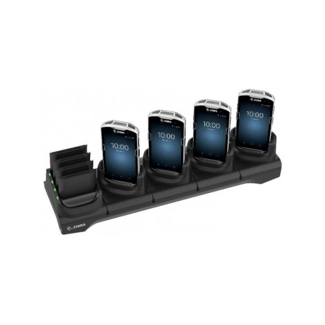 Zebra 5Slot Charge Only Cradle w / Spare Battery Charger - Without power supply - handheld charging stand + battery charger - for Zebra TC51, TC52, TC56, TC57 - 0