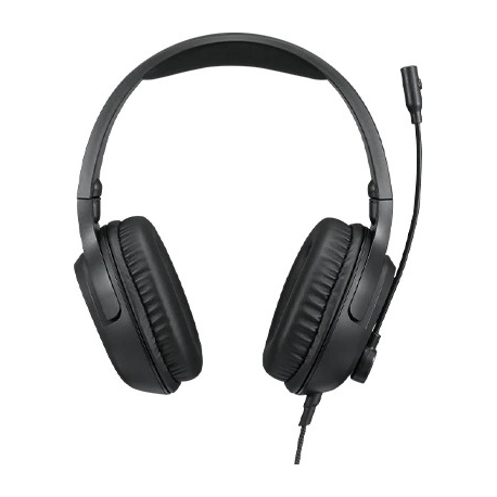 Lenovo H100 - Headset - on-ear - wired - 3.5 mm jack - black - for IdeaCentre 5 14; IdeaCentre AIO 3 24; 3 27; IdeaCentre Gaming 5 17; ThinkBook 14 G4+ IAP - 2