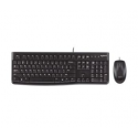 Logitech Desktop MK120 - Keyboard and mouse set - USB - English