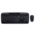 Logitech Wireless Combo MK330 - Keyboard and mouse set - wireless - 2.4 GHz - US International - black