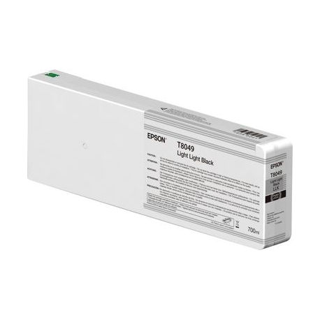 Epson T804900 - 700 ml - light light black - original - ink cartridge - for SureColor SC-P6000, SC-P7000, SC-P7000V, SC-P8000, SC-P9000, SC-P9000V - 0