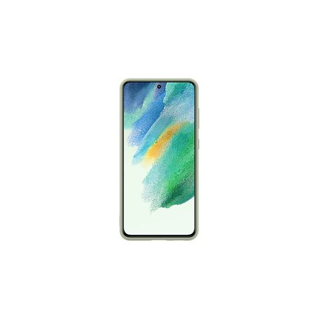 SAMSUNG S21 FE Silicone Cover Olive Green