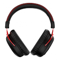 HyperX Cloud II Gaming - Headset - 7.1 channel - full size - 2.4 GHz - wireless - black, red - for Sony PlayStation 4, Sony PlayStation 5