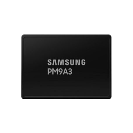 Samsung PM9A3 MZQL23T8HCLS - SSD - encrypted - 3.84 TB - internal - 2.5" - U.2 PCIe 4.0 x4 (NVMe) - 256-bit AES-XTS - TCG Opal Encryption - 0
