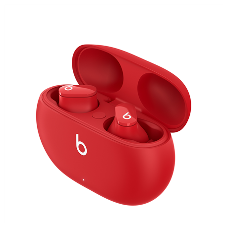 Beats Studio Buds - True wireless earphones with mic - in-ear - Bluetooth - active noise cancelling - Beats Red - for 10.2-inch iPad; 10.5-inch iPad Air; 10.9-inch iPad Air; iPhone 11, 12, SE; TV HD - 1