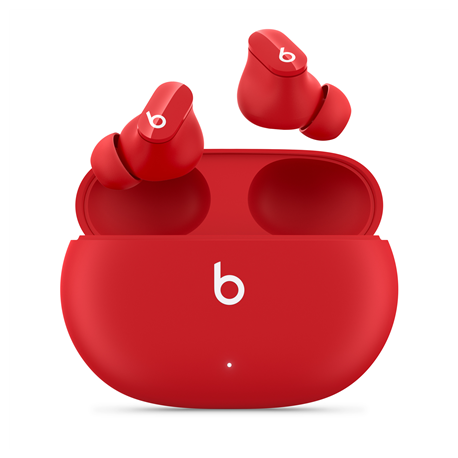 Beats Studio Buds - True wireless earphones with mic - in-ear - Bluetooth - active noise cancelling - Beats Red - for 10.2-inch iPad; 10.5-inch iPad Air; 10.9-inch iPad Air; iPhone 11, 12, SE; TV HD - 3