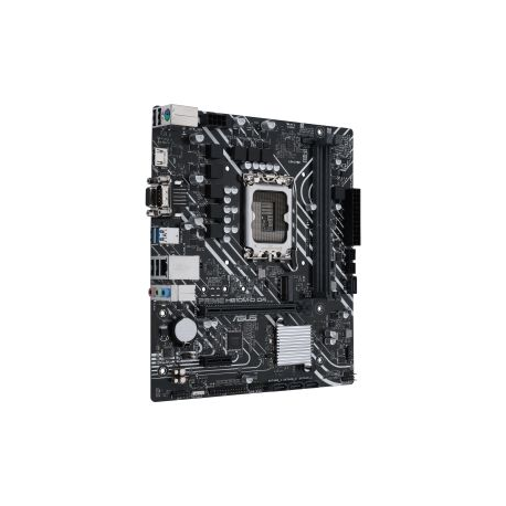 ASUS PRIME H610M-D D4 - Motherboard - micro ATX - LGA1700 Socket - H610 Chipset - USB 3.2 Gen 1 - Gigabit LAN - onboard graphics (CPU required) - HD Audio (8-channel) - 1