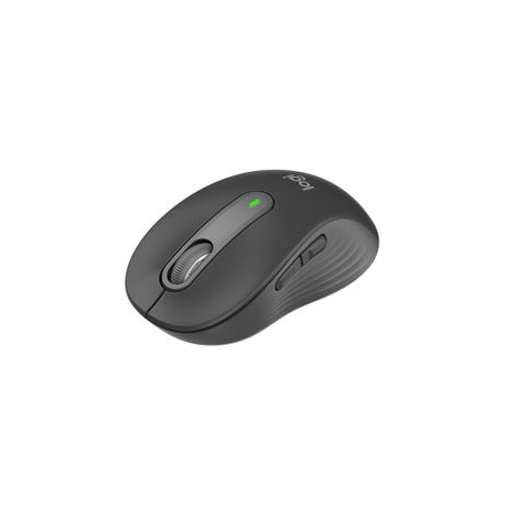 Logitech Signature M650 - Mouse - optical - 5 buttons - wireless - Bluetooth, 2.4 GHz - Logitech Logi Bolt USB receiver - graphite - 3