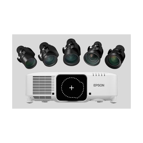 Epson EB-PU1008W - 3LCD projector - 8500 lumens (white) - 8500 lumens (colour) - WUXGA (1920 x 1200) - 16:10 - 1080p - LAN - white - 4