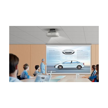Epson EB-PU1008W - 3LCD projector - 8500 lumens (white) - 8500 lumens (colour) - WUXGA (1920 x 1200) - 16:10 - 1080p - LAN - white - 9