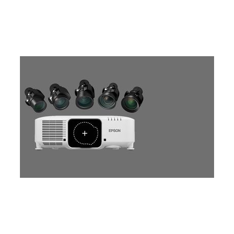 Epson EB-PU1008W - 3LCD projector - 8500 lumens (white) - 8500 lumens (colour) - WUXGA (1920 x 1200) - 16:10 - 1080p - LAN - white - 11