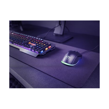 Trust Gaming GXT 922W YBAR - Mouse - right-handed - optical - 6 buttons - wired - USB 2.0 - white - 2