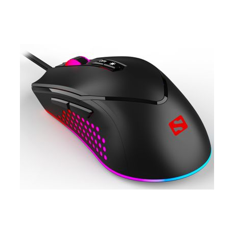 Sandberg Azazinator Mouse 6400 - Mouse - 7 buttons - wired - USB 2.0 - 0