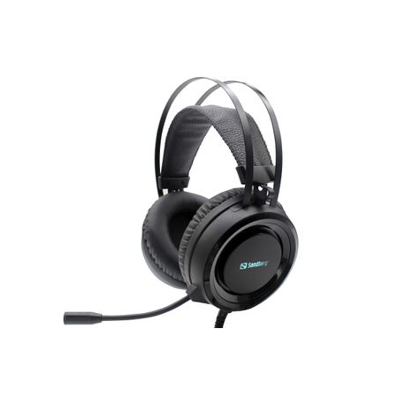 Sandberg Dominator - Headset - full size - wired - 3.5 mm jack - 0