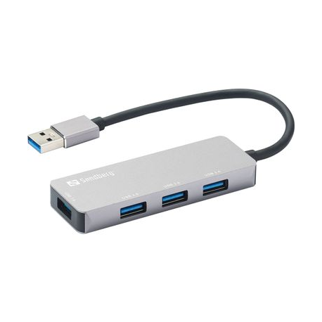 Sandberg - Hub - 1 x SuperSpeed USB 3.0 + 3 x USB 2.0 - desktop - 0